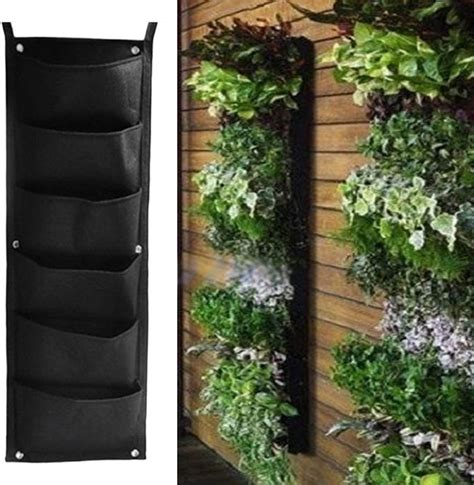 Papasgix Wall Hanging Vertical Wall Planter Planting Grow Bags Outdoor