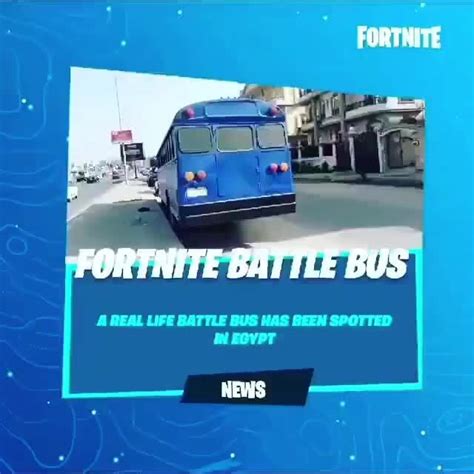 Fortnite Battle Bus Real Life Battle Bus Has Been Spotted Egypt News
