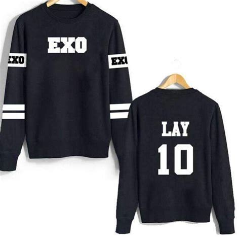 Exo Member Number Sweatshirt Exo Sweater Sweatshirts Hoodie Brands