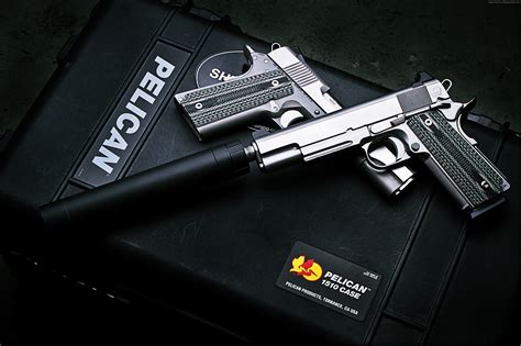 ACP Pistol K Silencer Dan Wesson M HD Wallpaper