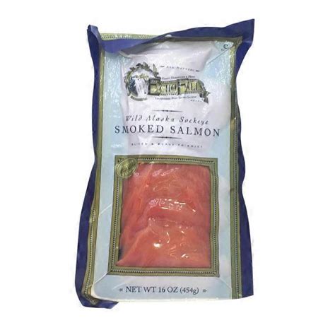 Get full nutrition facts for other ocean beauty products and all your other favorite brands. Echo Falls Wild Alaskan Sockeye Smoked Salmon (16 oz) from Albertsons - Instacart