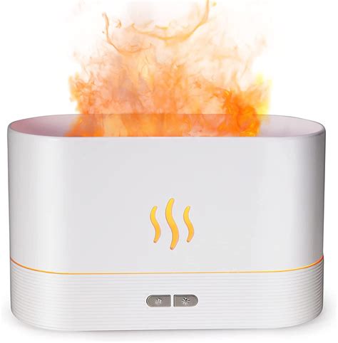 Flame Air Diffuserhumidifierportable Noiseless Aroma Diffuser For