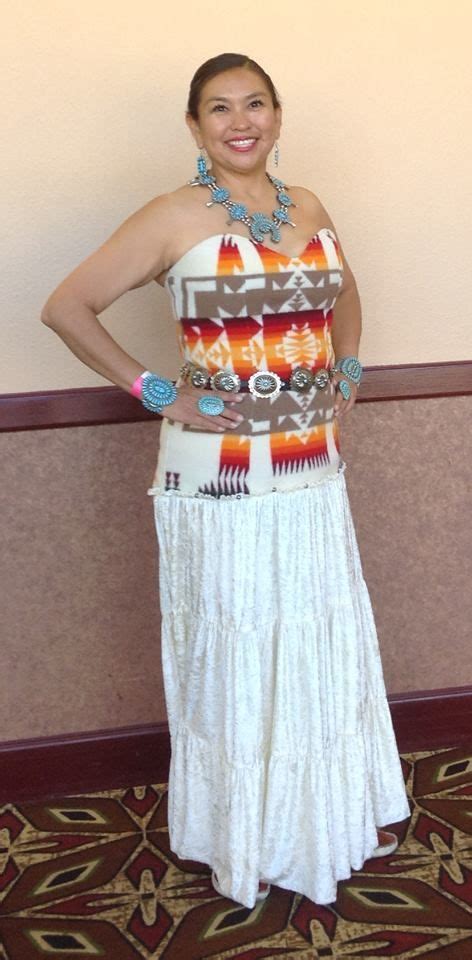 Traditional Authentic Native Designs By Irene Begay Navajo Native American Dress American