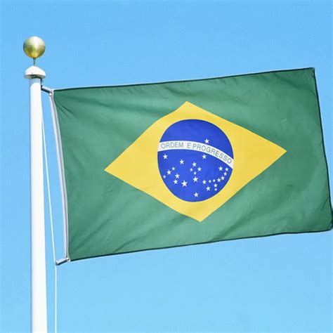 1 Pcs Brazilian Flag 90 150cm 3 5 Ft Big Hanging Brazilian National Country Flag Banner Used