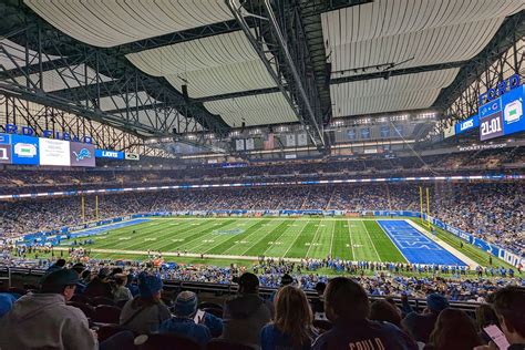 Detroit Lions Stadium Guide For Best Seats For A Football Game