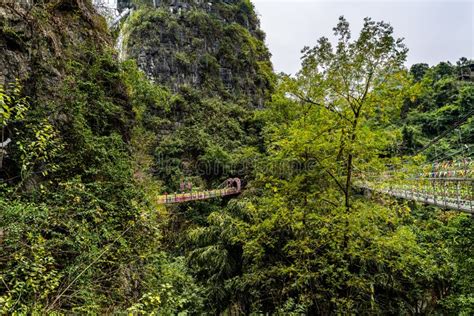 Yangshuo Butterfly Spring Park Scenic Spot In Guilin Guangxi Stock