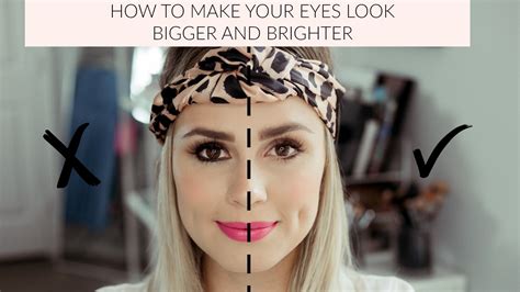 How To Make Your Eyes Appear Bigger Without Makeup Tutorial Pics