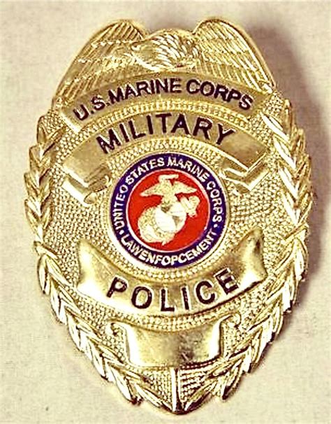Us Marine Corps Military Police Badge