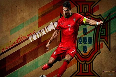Custom Canvas Art Cristiano Ronaldo Poster Portugal Football Mural