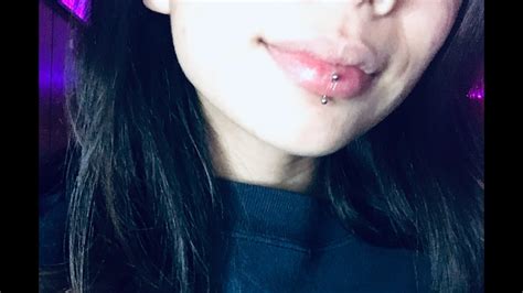 Piercing My Lip Vertical Labret Youtube