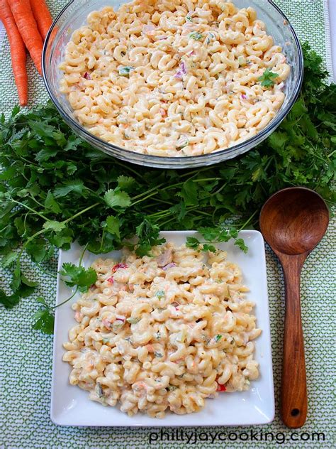 If you were on the internet two summers ago, you probably remember the basics. Best Ever Macaroni Salad Recipe - Philly Jay Cooking in ...