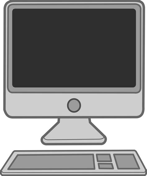 Computer Keyboard Computer Monitors Clip Art Computer Png Download