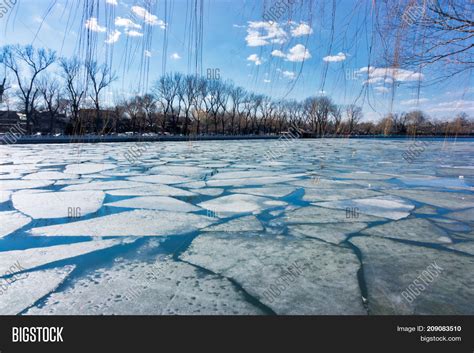 Broken Ice Houhai Lake Image And Photo Free Trial Bigstock