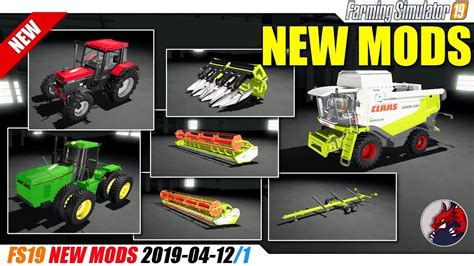 Fs19 New Mods 2019 04 121 Review Youtube