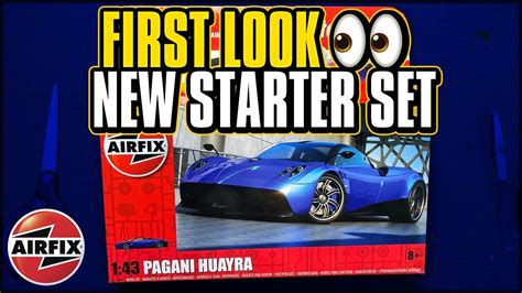 Airfix Pagani Huayra Starter Set First Look Unboxing Youtube