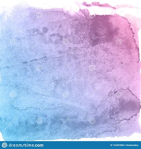 Pink And Blue Flower Watercolor Texture Background Beautiful Creative
