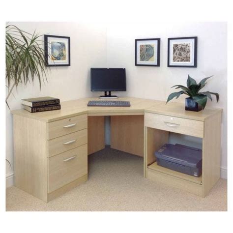 R White Home Office Corner Desk