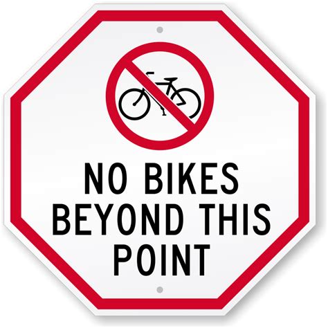 No Bicycles Allowed Signs No Bike Signs