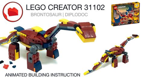 Looking for lego alternatives for your kids? Lego Dinosaur Brontosaur, Diplodoc MOC - LEGO CREATOR ...