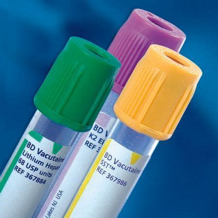 Suitable for children or small animals to collect blood. BD Vacutainer PST Venous Blood Collection Tube Plasma Tube ...