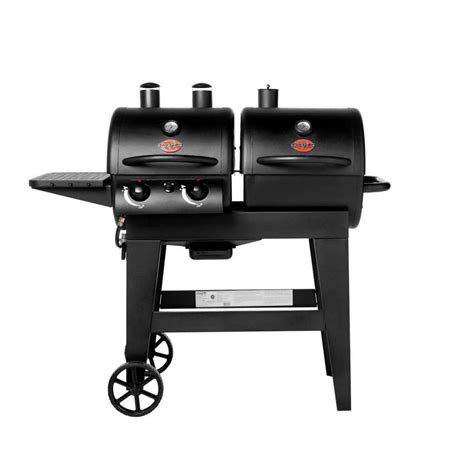 Char Griller Dual Threat 2 Burner Gas And Charcoal Grill In Black Comfy Furnish