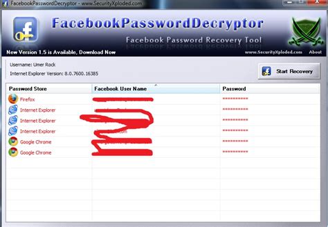 This wikihow teaches you how to recover a facebook account that you've disabled, or that's been disabled by facebook. Hacking 4teach: Facebook Password Decryptor Password ...