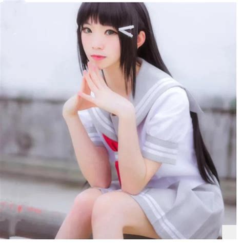 Anime Love Live Sunshine Cosplay Costume Takami Chika Girls Sailor Uniforms Love Live Aqours