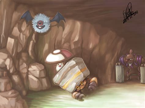Pokemon Cave Bw By Orphenoch On Deviantart