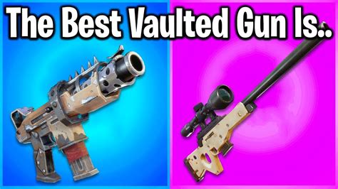 Fortnite Players Rank Every Gun Removed From Worst To Best Youtube
