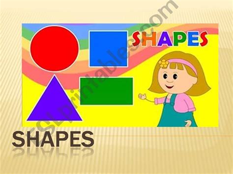 Esl English Powerpoints Shapes