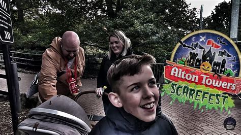 Alton Towers Scarefest October 2018 Vlog Youtube