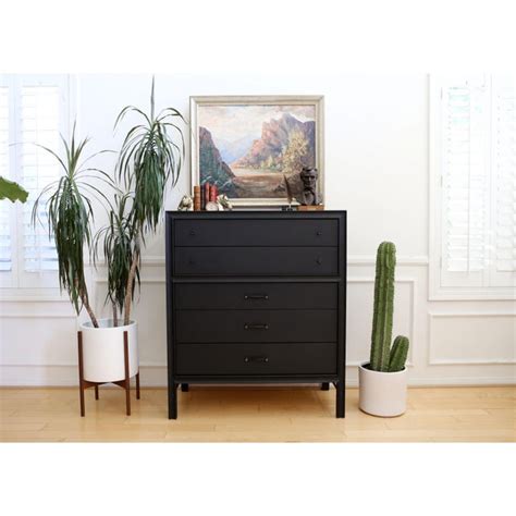Do you think mid century modern recliner appears nice? Vintage Classic Mid Century Modern Black Highboy Dresser ...