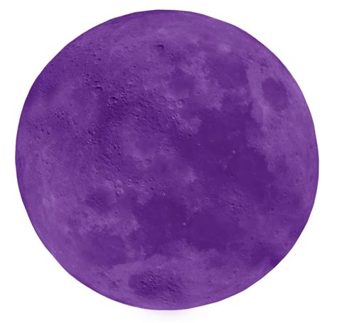 Purple Moon Png Free Logo Image