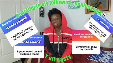 Reacting To My Followers Confessions 😭 His Mom Fu Ked His Cousin 😳 Youtube