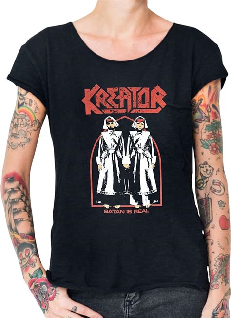 Kreator Satan Is Real T Shirt Amazonca Clothing And Accessories