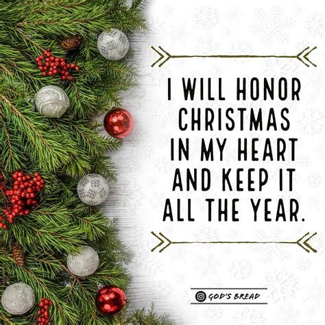 I Will Honor Christmas In My Heart And Keep It All The Year Pictures