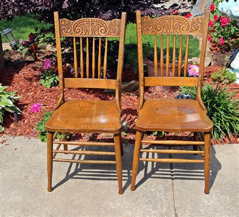 Antique Country Oak Chairs Antique Side Chairs Cane Chairs Beautiful