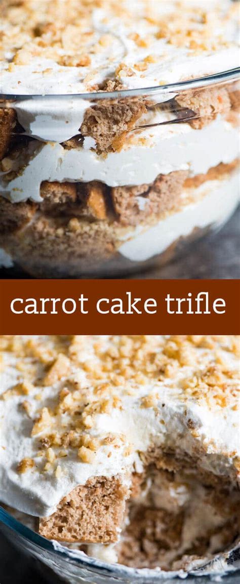 Celebrate easter with our selection of sweet treats. Carrot Cake Trifle {Easy Dessert Recipe with Carrot Cake and Cream Cheese Filling}