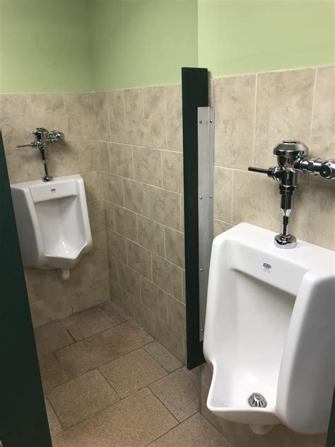 To Install A Divider Between Urinals Rtherewasanattempt