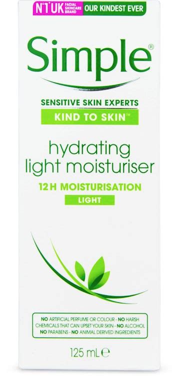 Simple Hydrating Light Moisturiser 125ml Medino