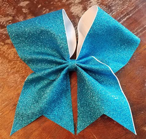 Custom Full Glitter Cheer Bow Dance Bow Competition Bow Etsy