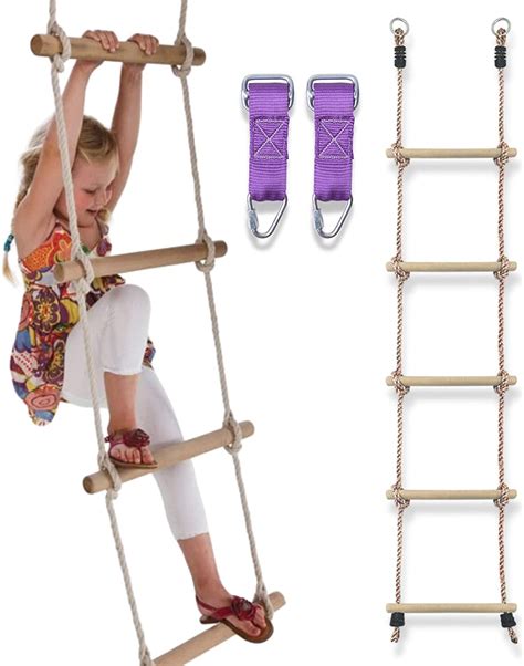Trailblaze Premium Climbing Rope Ladder For Kids 6ft