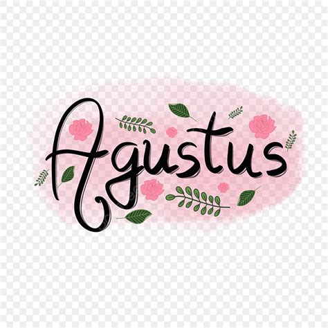 Letras De Agustus Png Vectores Psd E Clipart Para Descarga Gratuita