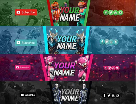 Customize The Best Fortnite Etc Banners On Fiverr For You By Youtube