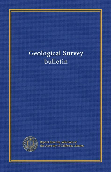 Geological Survey Bulletin No1538 Unknown Books