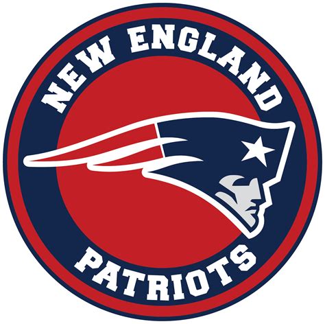 New England Patriots Circle Logo Vinyl Decal Sticker Sizes