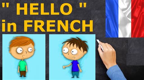 learn french hello in french youtube