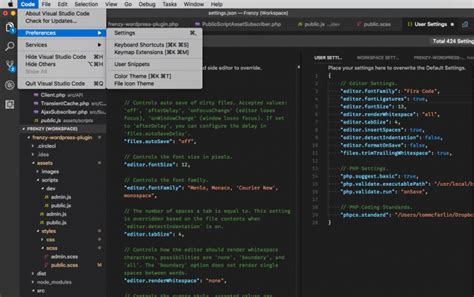 Working With User Settings In Visual Studio Code Tom Mcfarlin Photos