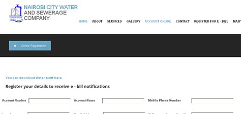 The payment centers were also in some. nairobi-water-online-bill-registration | Safaricom Mpesa ...