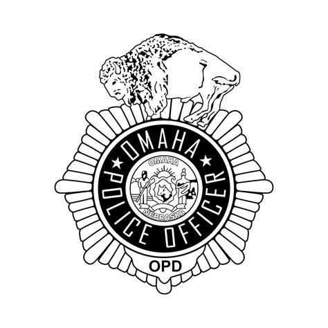 Omaha Police Department Badge Svg Etsy